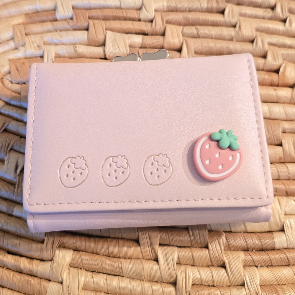 Pink Strawberry Wallet